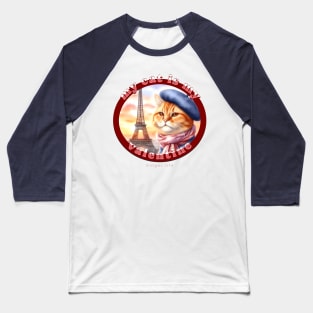 My Cat Is My Valentine Ginger Life 1CG Baseball T-Shirt